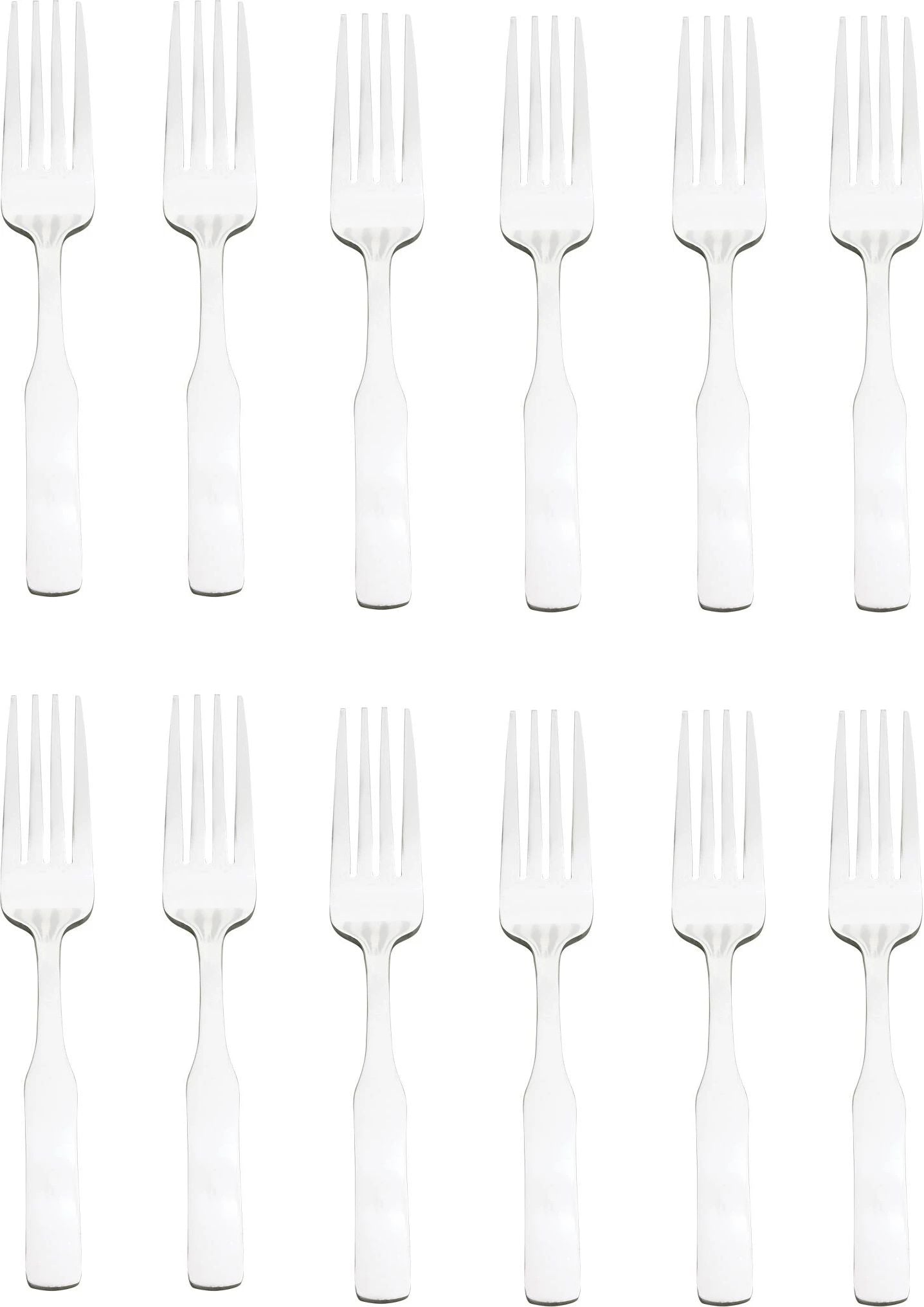 Browne - ELEGANCE 6.3" Stainless Steel Salad Fork, Pack of 12 - 502710