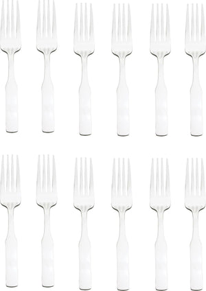 Browne - ELEGANCE 6.3" Stainless Steel Salad Fork, Pack of 12 - 502710