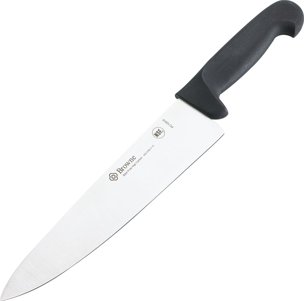 Browne - HALCO 12" Black Cook's Knife, Pack of 12 - PC12912