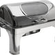 Browne - Harmony 9 QT Rectangular Full-Size Chafer with Nautilus Window Roll Top Cover & Window - 575166