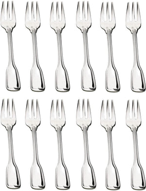 Browne - LAFAYETTE 5.8" Stainless Steel Oyster Fork, Pack of 12 - 502215