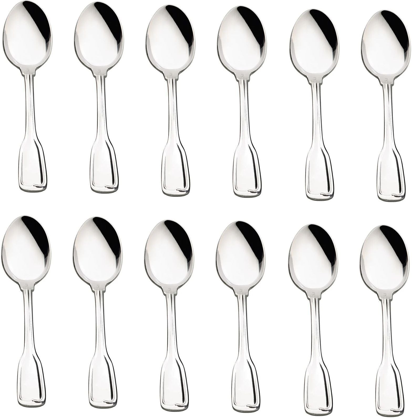 Browne - LAFAYETTE 6.1" Stainless Steel Teaspoon, Pack of 12 - 502223