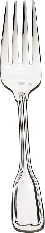 Browne - LAFAYETTE 6.5" Stainless Steel Salad Fork, Pack of 12 - 502210