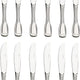 Browne - LAFAYETTE 7.1" Stainless Steel Dessert Knife, Pack of 12 - 502221