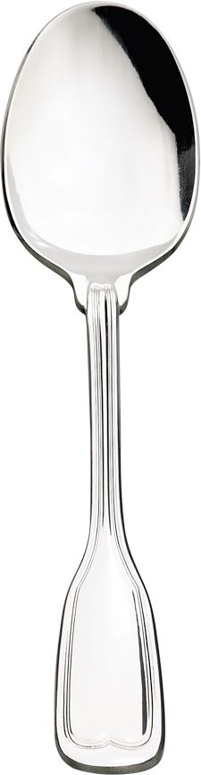 Browne - LAFAYETTE 7.3" Stainless Steel Dessert Spoon, Pack of 12 - 502202