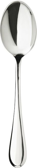 Browne - LUMINO 7.8" Stainless Steel Round Soup Spoon, Pack of 12 - 501413