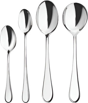 Browne - LUMINO 8.5" Stainless Steel Dessert Spoon, Pack of 12 - 501402