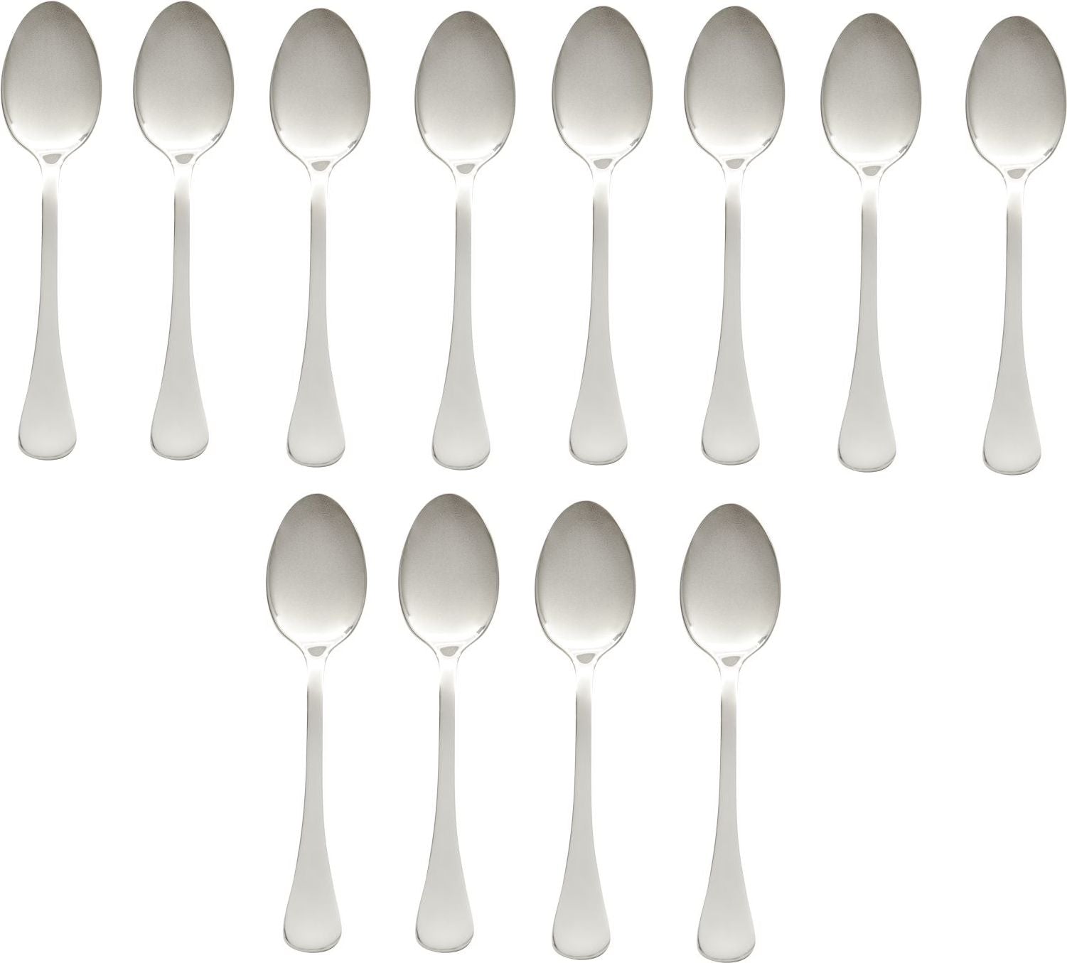 Browne - LUNA 5" Stainless Steel Demi Tasse Spoon, Pack of 12 - 503225