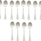 Browne - LUNA 5.7" Stainless Steel Tea Spoon, Pack of 12 - 503223