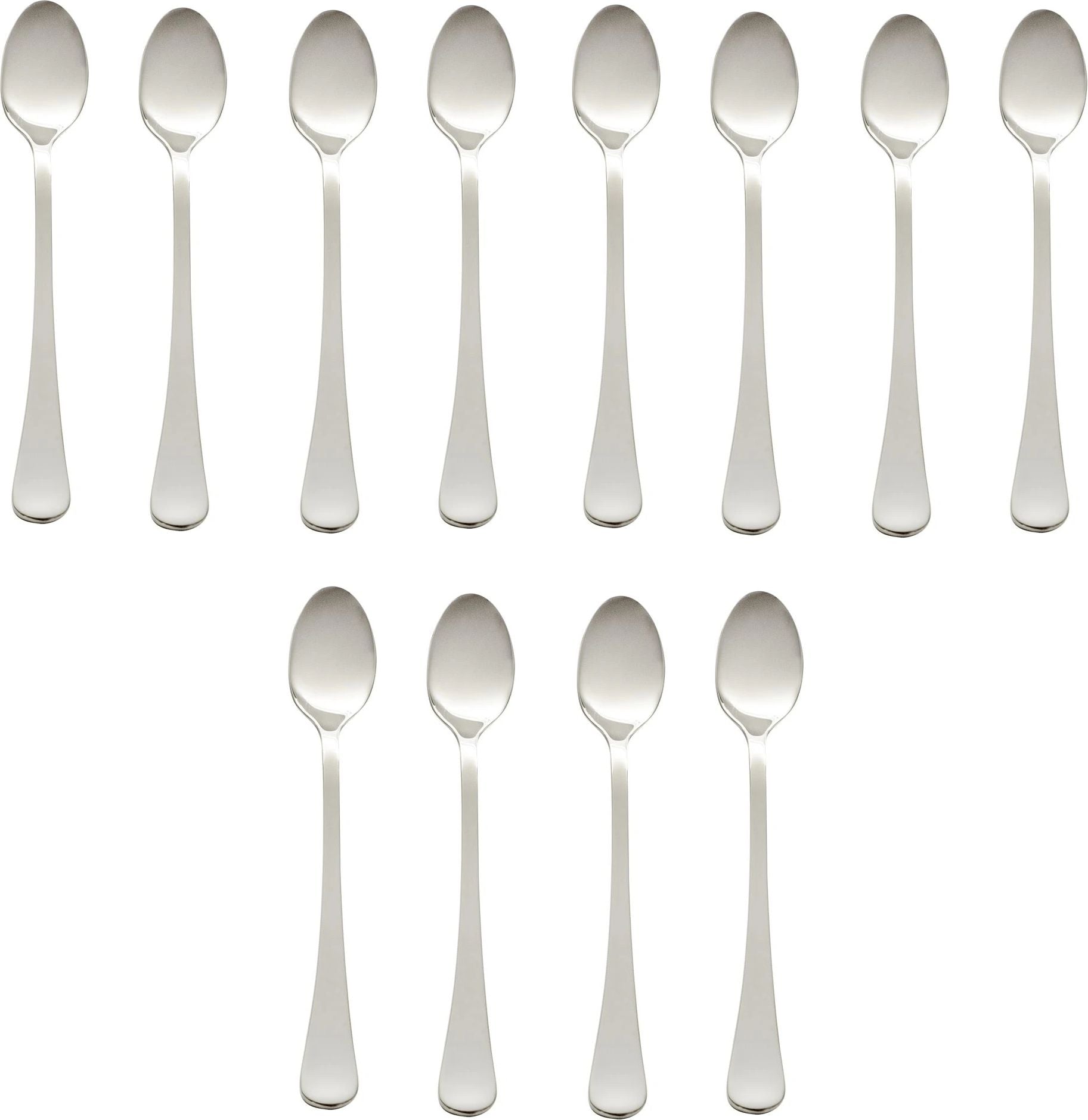 Browne - LUNA 7" Stainless Steel Iced Tea Spoon, Pack of 12 - 503214