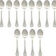 Browne - LUNA 8" Stainless Steel Table Spoon, Pack of 12 - 503204