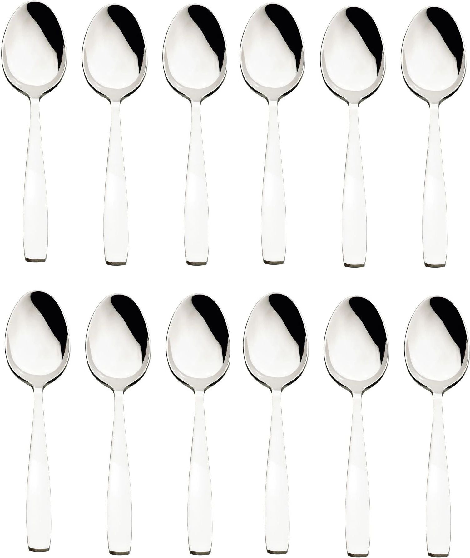 Browne - MODENA 7.3" Stainless Steel Dessert Spoon, Pack of 12 - 503002