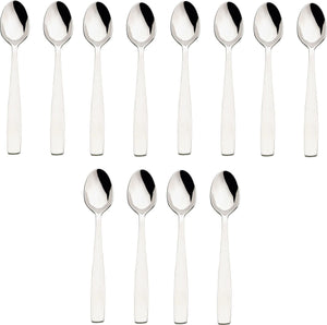 Browne - MODENA 7.3" Stainless Steel Iced Tea Spoon, Pack of 12 - 503014