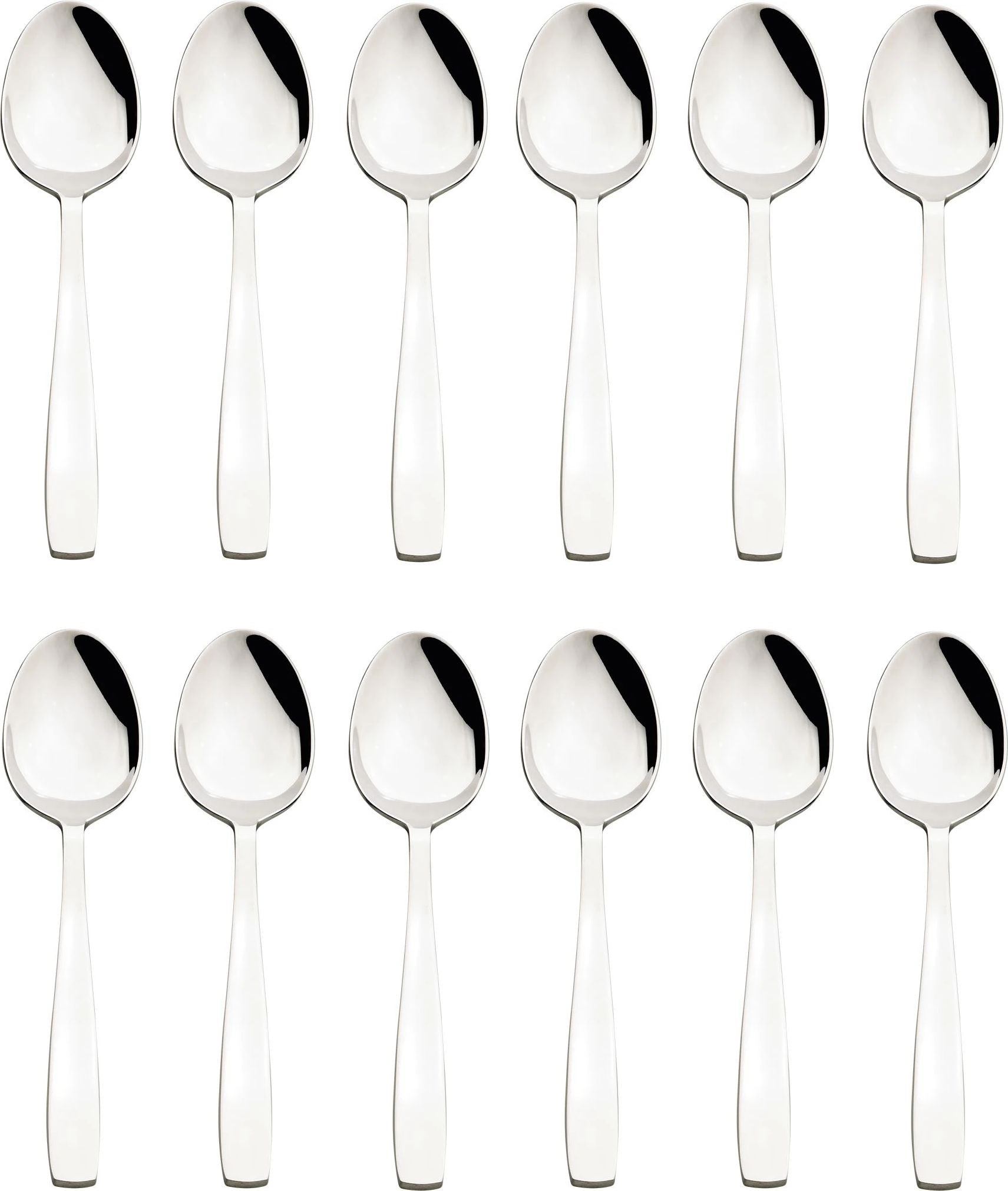 Browne - MODENA 8.1" Stainless Steel Table Spoon, Pack of 12 - 503004