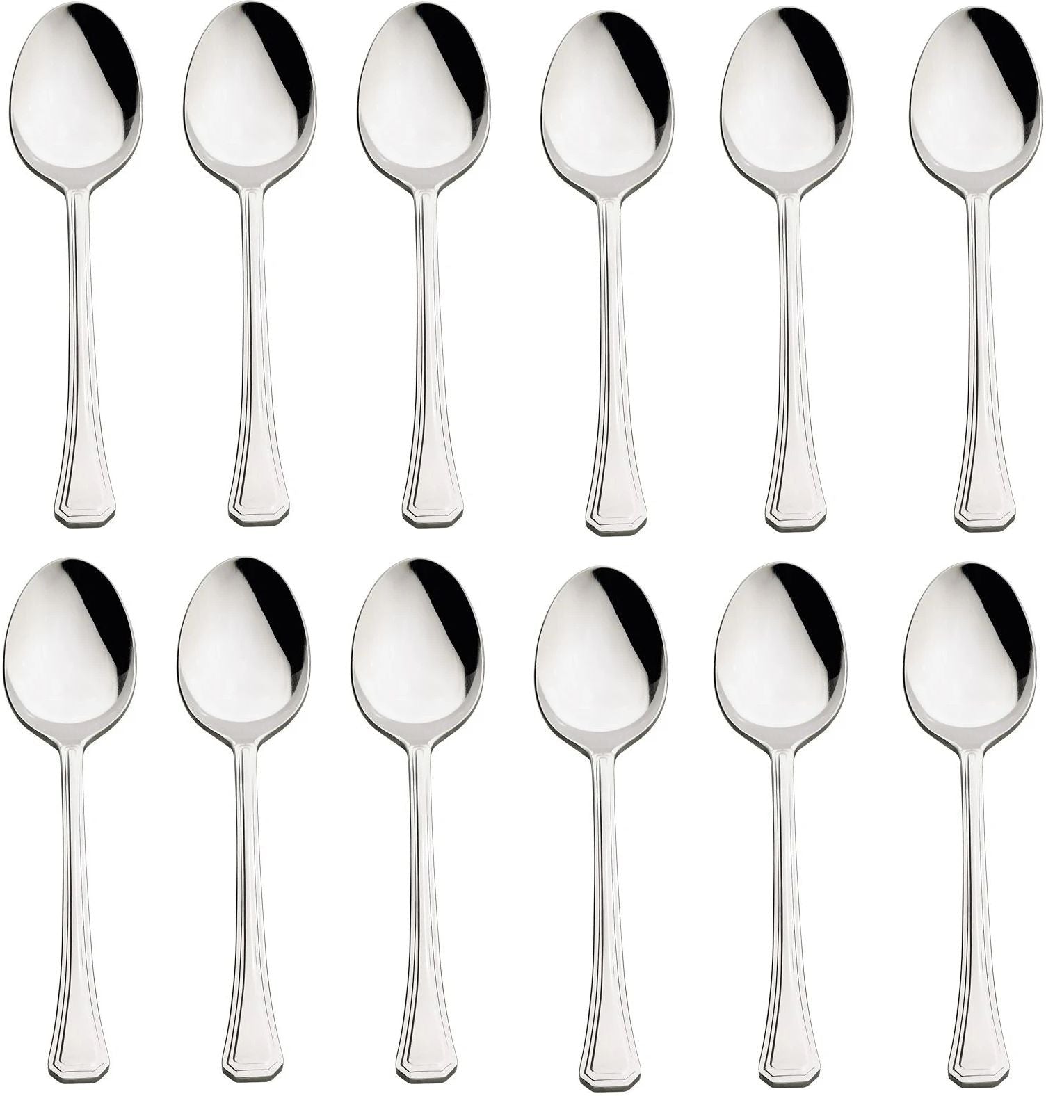 Browne - OXFORD 5" Stainless Steel Demi Tasse Spoon, Pack of 12 - 502025