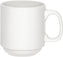 Browne - PALM 11.5 Oz White Stacking Mug, Pack of 12 - 563983