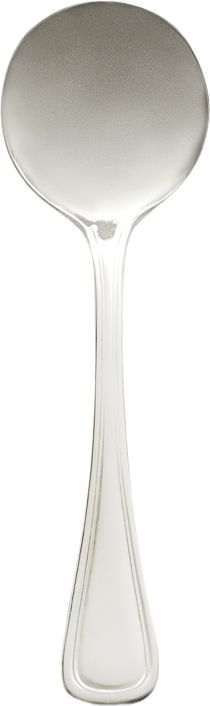 Browne - PARIS 6.5" Stainless Steel Bouillon Spoon, Pack of 12 - 501917