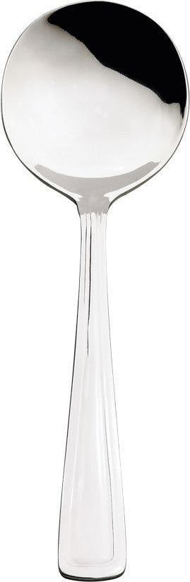 Browne - ROYAL 5.8" Stainless Steel Bouillon Spoon, Pack of 12 - 502617