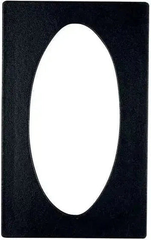 Bugambilia - Classic 17.72" Black Oval Sphere to Fit Tile - TBO204