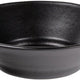 Bugambilia - Classic 186 Oz Large Black Round Bowl With Elegantly Textured - BR014BB