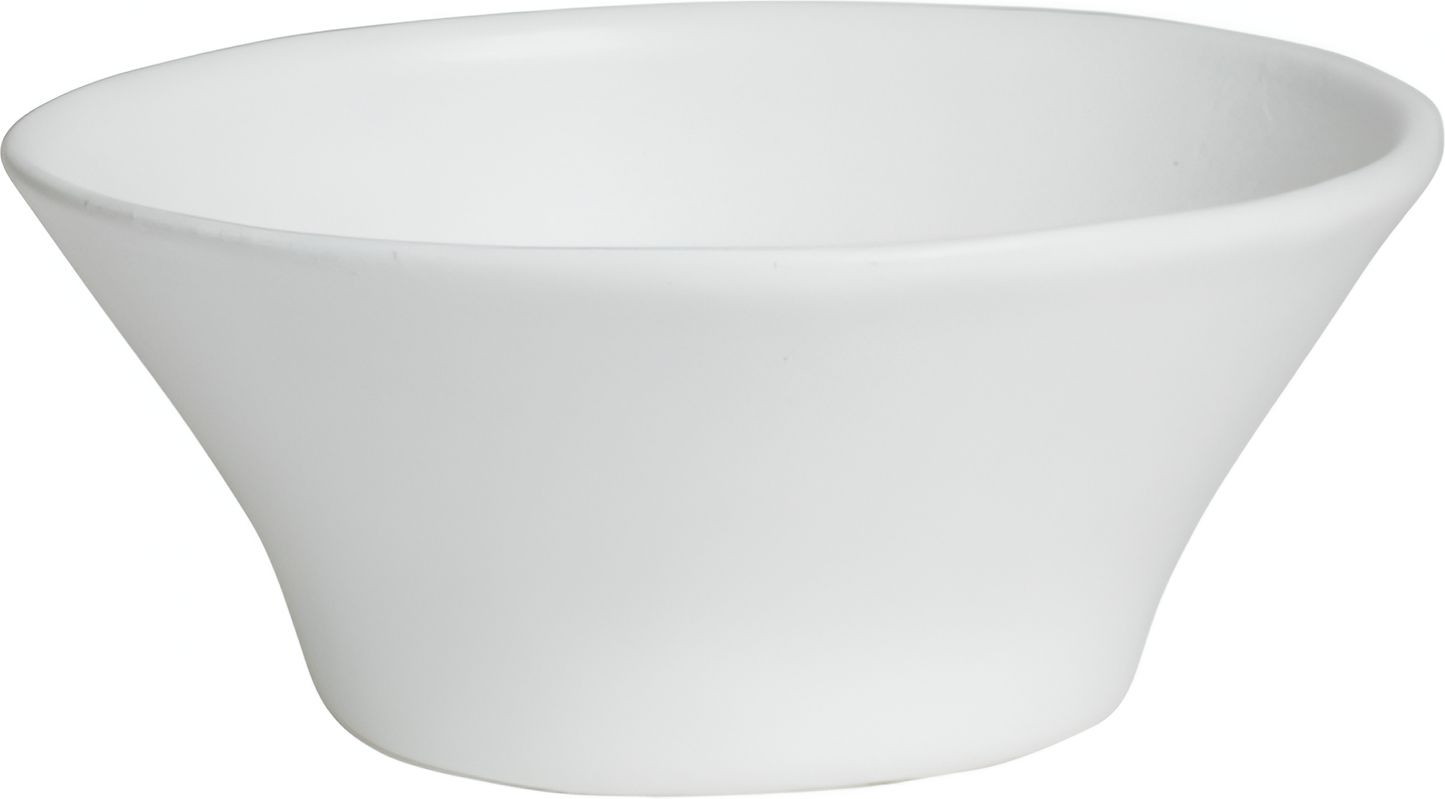 Bugambilia - Classic 20.3 Oz X-Small Round White Bowl With Elegantly Textured - BR011WW