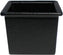 Bugambilia - Classic 23.67 Oz Black Square Salad Bar Bowl With Elegantly Textured - IS012BB