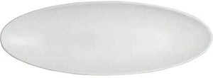 Bugambilia - Classic 25.3 Oz X-Small Oval White Fruit Bowl With Elegantly Textured - FO001WW