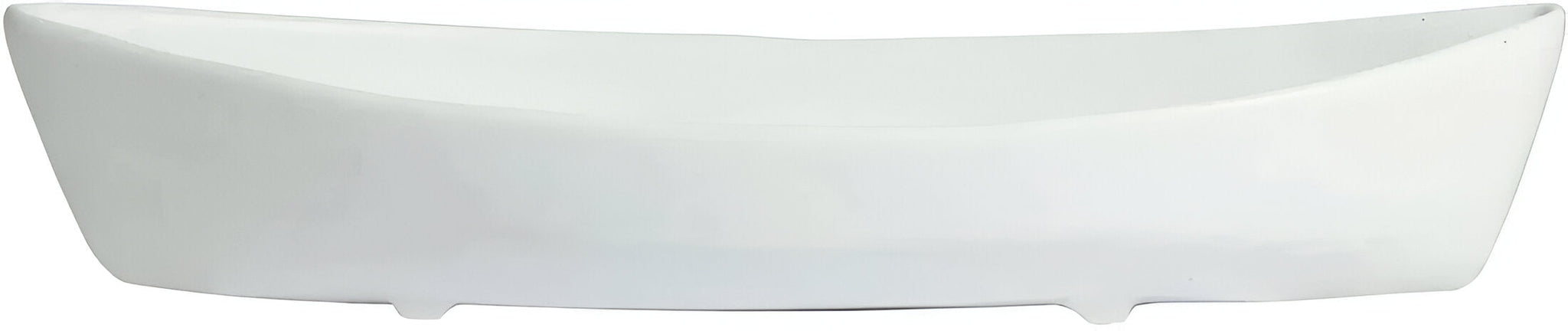 Bugambilia - Classic 3.9 Oz White Boat With Elegantly Textured - BT319WW