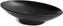 Bugambilia - Classic 43.93 Oz Black Large Oval Sphere Bowl With Elegantly Textured- BO204BB