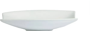 Bugambilia - Classic 51.2 OzSmall Rectangular White Fruit Bowl With Lip With Elegantly Textured - FUL02WW