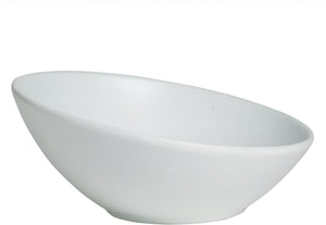 Bugambilia - Classic 54.4 Oz Medium Sphere White Shallow Bowl With Elegantly Textured - FRS43WW