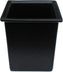 Bugambilia - Classic 67.6 Oz Black Square Salad Bar Bowl With Elegantly Textured - IS014BB