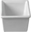 Bugambilia - Classic 67.6 Oz White Square Salad Bar Bowl With Elegantly Textured - IS014WW