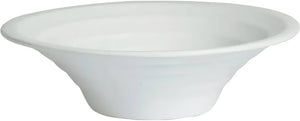 Bugambilia - Classic 8.45 Oz Small Round White Concentric Deep Bowl With Elegantly Textured - FRD12WW