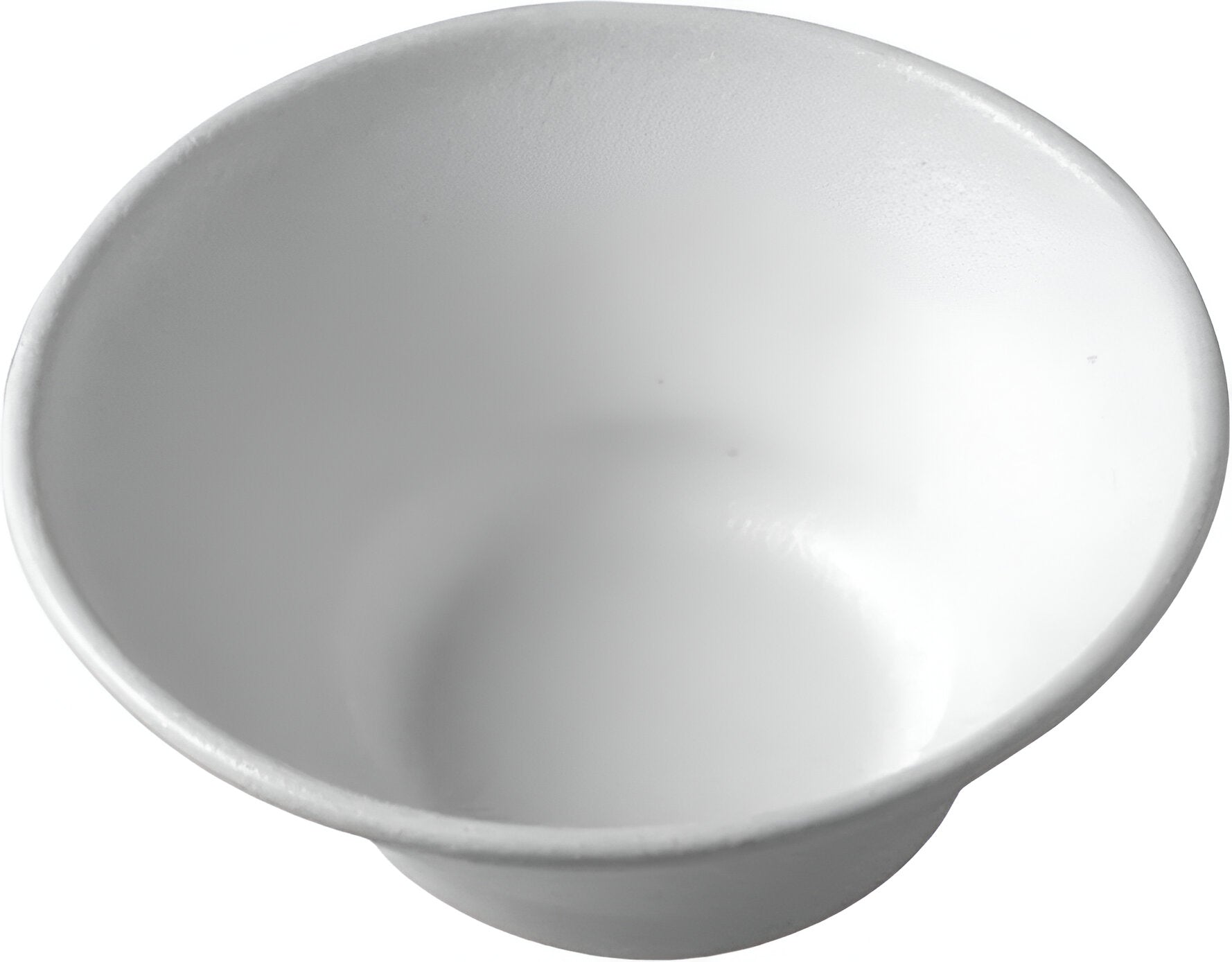 Bugambilia - Mod 10" Large Round White Bowl With Glossy Smooth Finish - FRD04-MOD-WW