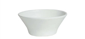 Bugambilia - Mod 12" Medium Round White Bowl With Glossy Smooth Finish - BR013-MOD-WW