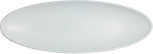 Bugambilia - Mod 185.6 Oz Large Oval White Fruit Bowl With Glossy Smooth Finish - FO004-MOD-WW