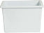 Bugambilia - Mod 186 Oz White Square Salad Bar Bowl With Glossy Smooth Finish - IS015-MOD-WW