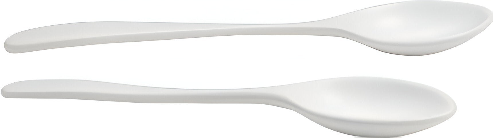 Bugambilia - Mod 1.35 Oz. White Resin-Coated Aluminum Server Spoon - SD015-MOD