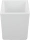 Bugambilia - Mod 60.87 Oz White Square Straight Sided Salad Bowl With Smooth - COMP07-MOD-WW