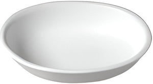 Bugambilia - Mod 83.2 Oz Medium Oval White Bowl With Glossy Smooth Finish - FOD03-MOD-WW