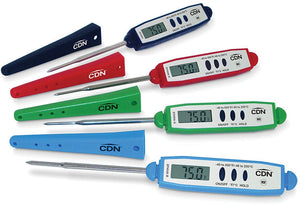 CDN - ProAccurate Green Waterproof Pocket Thermometer, Pack of 6 - DT450X-G