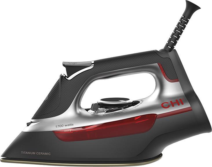 CHI - 1700 W Professional Steam Iron with Titanium-Infused Ceramic Soleplate - 13101