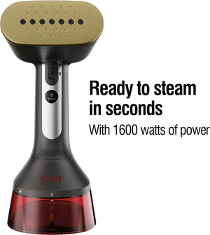 CHI - Full-Size Red Handheld Garment Steamer for Clothes - 11590CR