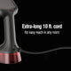 CHI - Full-Size Red Handheld Garment Steamer for Clothes - 11590CR