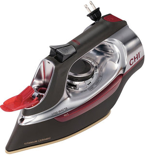 CHI - Gray Retractable Cord Steam Iron - 13106F