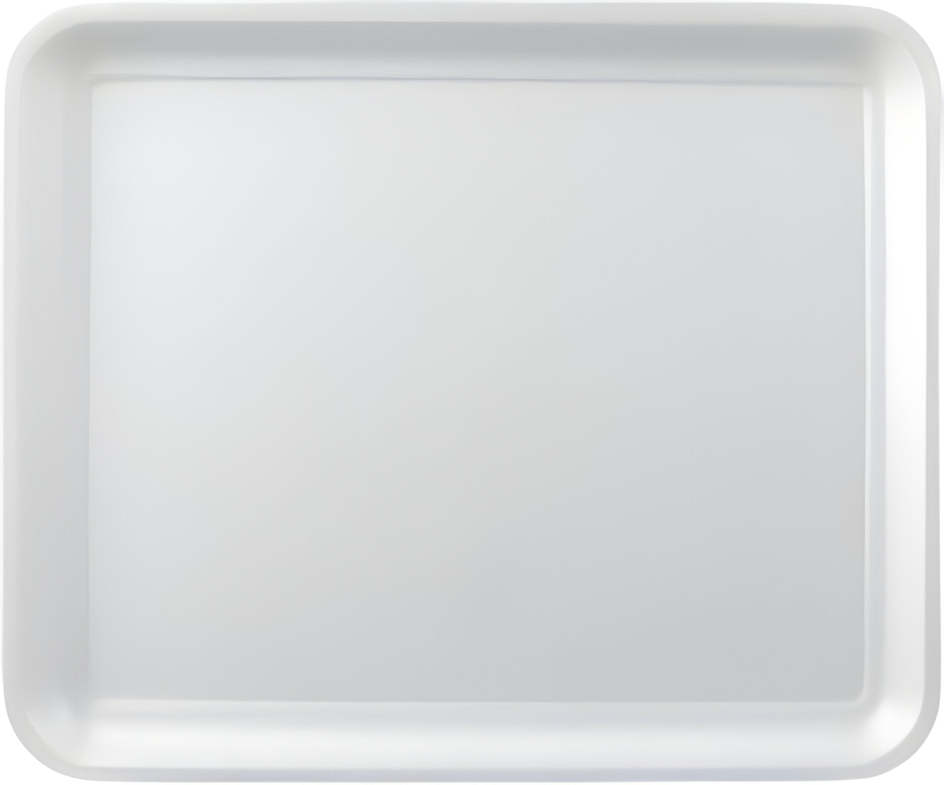 CKF Inc. - 11" x 9" x 0.5" White Foam Tray, Pack of 250 - 88112