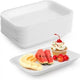 CKF Inc. - 14 6" x 6" x 0.9", 14 Foam Meat Packaging Tray, Pack of 500 - 88114