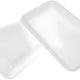 CKF Inc. - 15.4 x 38.6 x 14.6", 15P White Foam Meat Packaging Tray, Pack of 200 - 88156