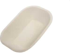 CKF Inc. - 5.7 x 4 x 1.2", #50 Savaday Natural Food Pulp/Chip Trays, Pack of 1000 - 21563